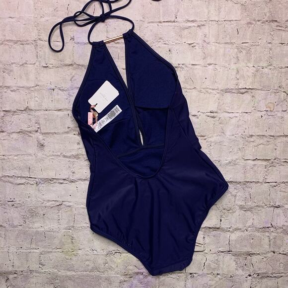 Ted Baker Pikaa Halter Swimsuit - Picture 6 of 8